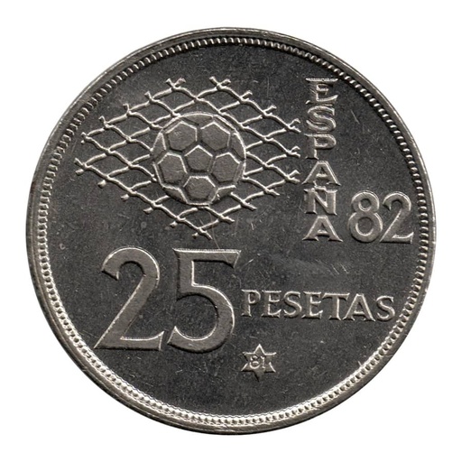 [F0050#] Espagne 1981 [MND] 25 pesetas. Numéro 1980 (SC)