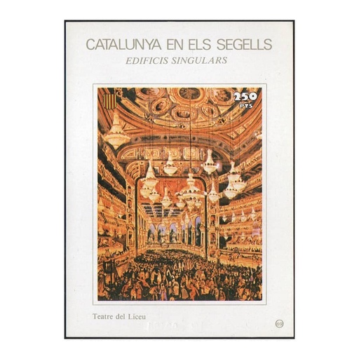 [C2722#] Espainia [SLL] Catalunya En Els Segells Nº069 Teatro del Liceo (MNH)