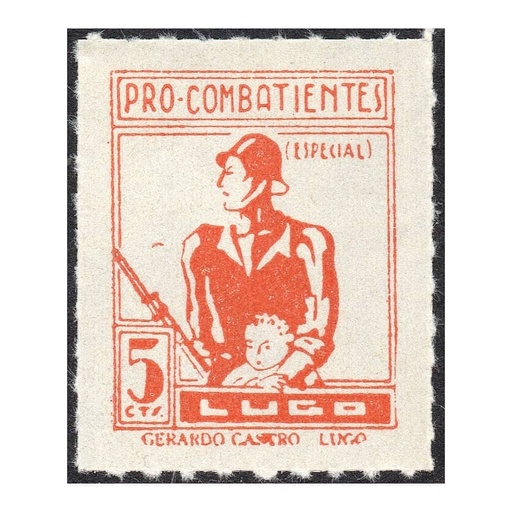 [C2762#] Espanha [SVP] 5 cts. Lugo. Pró-Combatentes (MNH)