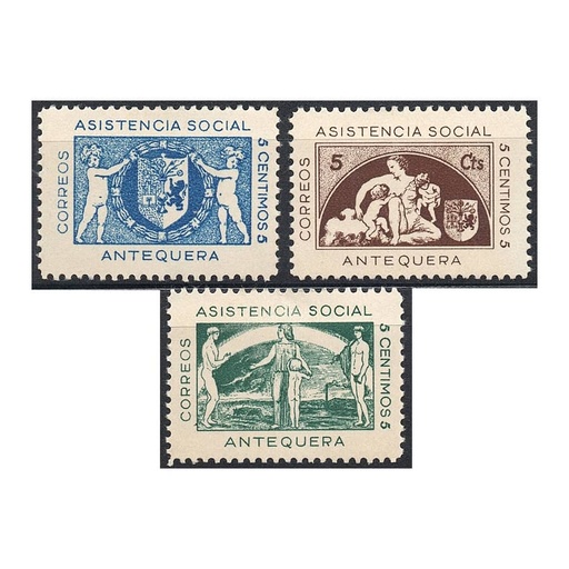 [D0043.1#] España 1937 [SVP] Serie Antequera. Asistencia Social (MNH)