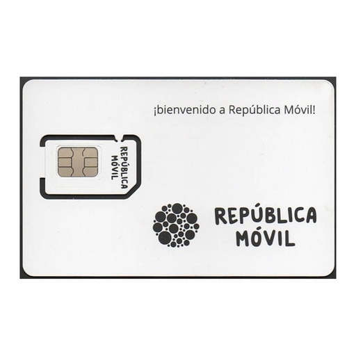 [C2535.1#] España [TTF] Sim REPUBLICA MOVIL Nueva (N)