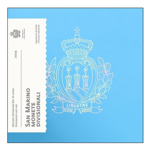 [D0224.1#] San Marino 2024 [MND] Divisional Coin Set (FDC)