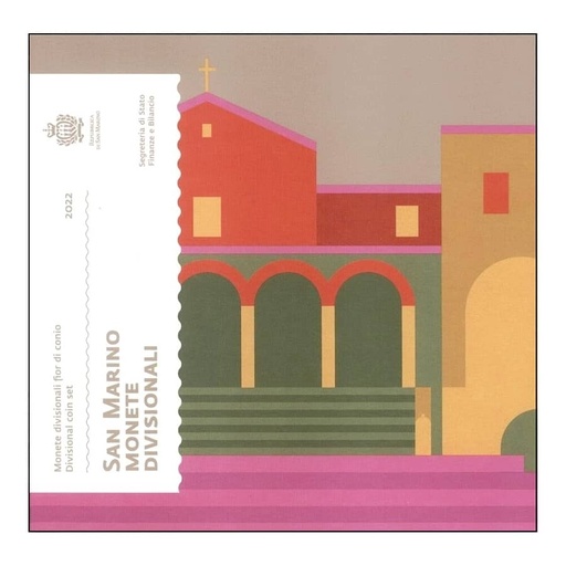 [D0281.#] San Marino 2022 [MND] Divisional Coin Set (FDC)