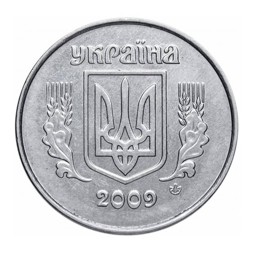 [C0016.1#] Ukraine 2009 [MND] 5 Kopiiok. Coat of Arms (SC)