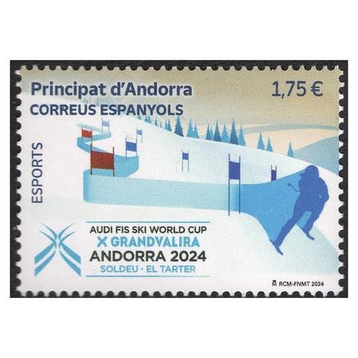 [C0100.1#] Andorre 2024 [SLL] Championnats du monde de ski alpin (MNH)