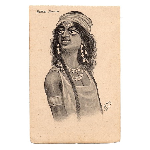 [C2803#] Melilla [TPO] Moorish Beauty. Drawing by Mullor (N)