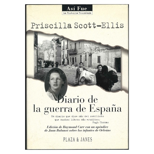 [LS005#] Libro 'Diario de la guerra de España' de Priscilla Scott-Ellis