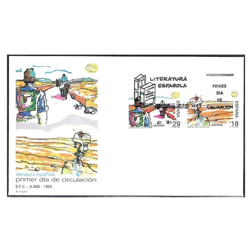 [C0136#] Spain 1994 [FDC] Spanish Literature Series (N)