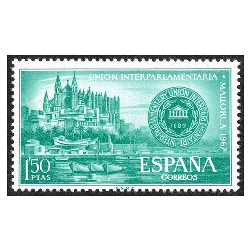 [B1052#] España 1967 [SLL] Congreso de la Unión Inter-Parlamentaria (MNH)