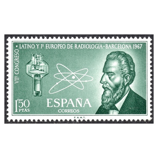 [B1013#] España 1967 [SLL] Congreso de Radiología en Barcelona (MNH)