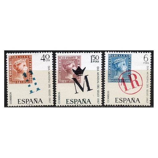 [B1009#] España 1967 [SLL] Serie Día del Sello (MNH)