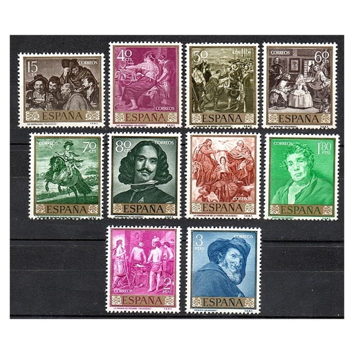 [B0978#] España 1959 [SLL] Serie Día del Sello. Diego Velázquez (MNH)