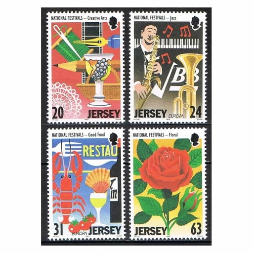 [C1852#] Jersey 1998. Europa Series: Festivals (MNH) - MI 827-830