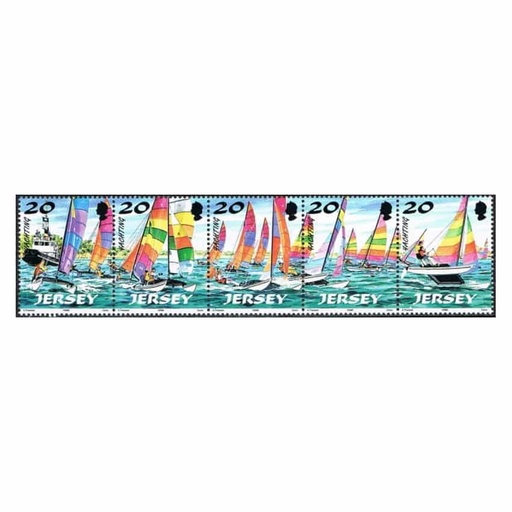 [C1853#] Jersey 1998. Sailing Series I (MNH) - ED 831-835