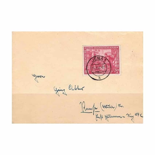 [C2005#] DDR 1950, Leipzig Spring Fair in envelope (SU) - MI 249