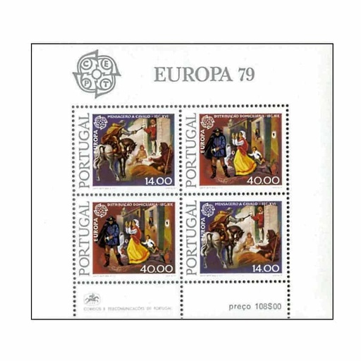 [D0243.#] Portugal 1979. HB Europa (MNH) MI-BL27