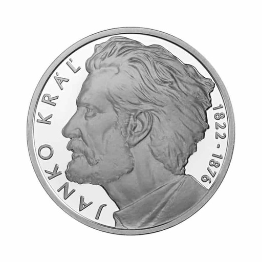 [C2078#] Eslovaquia. 10€ Plata. Nacimiento de Janko Král (FDC) - UC#245