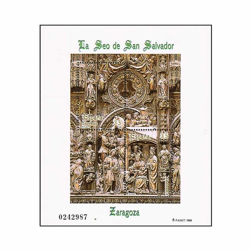 [C1356#] España 1998 [SLL] HB La Seo de San Salvador. Zaragoza (MNH)