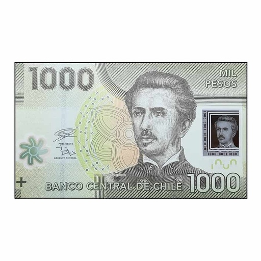 [C1833.1#] Chile 2018. 1000 pesos (F) - P#161h