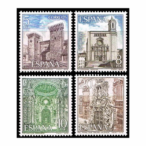 [C2121#] España 1979. Paisajes y Monumentos (MNH) ED#2527-2530