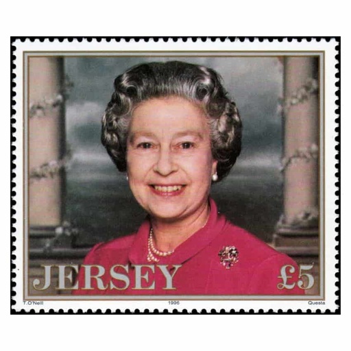 [B0597#] Jersey 1996. 70 aniversario Isabel II (MNH) - SCOTT 747