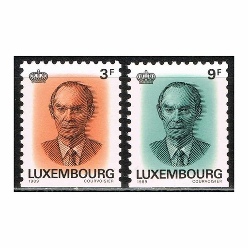 [C2143#] Luxemburgo 1989. Gran Duque Juan (MNH) MI#1225Du-1226Du