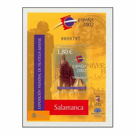 [C2177#] Spain 2002. HB Youth Philately Exhibition (MNH) ED#3878