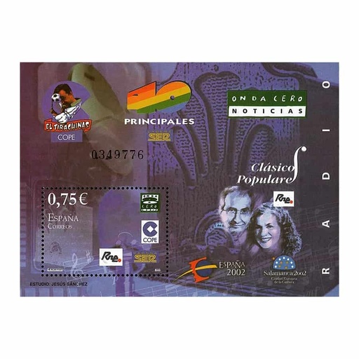 [C2181#] España 2002. HB Juvenia: Radio (MNH) ED#3947