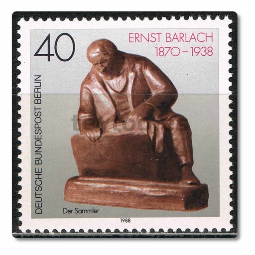 [C2201#] Berlín 1988. Ernst Barlach, Escultor (MNH) MI#823